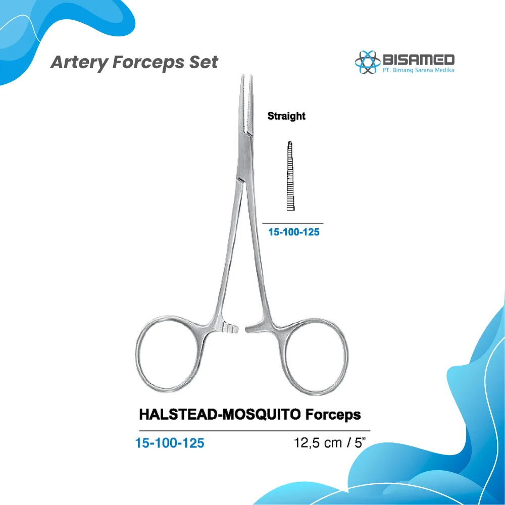 HALSTEAD-MOSQUITO Forceps straight 12,5 cm