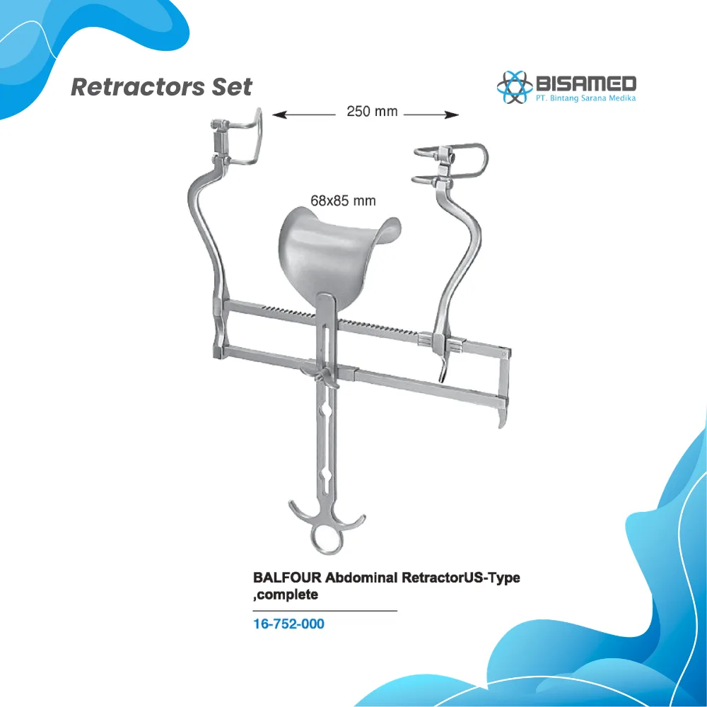 BALFOUR Abdominal RetractorUS-Type ,complete