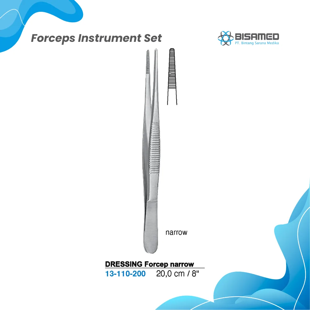 DRESSING Forcep narrow 20,0 cm