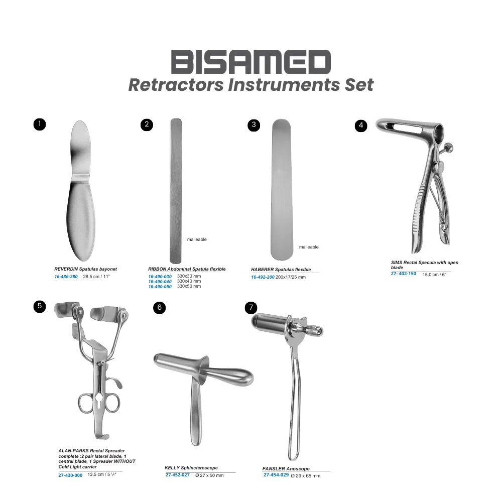 Retractors Instruments Set