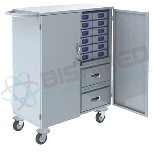 Medicine Trolley 36 Rack