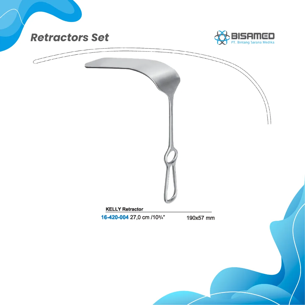 KELLY Retractor 27,0 cm/190 x 57 mm