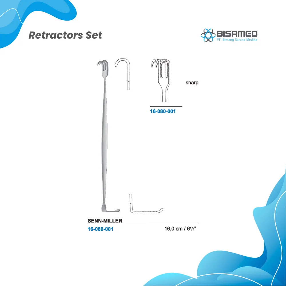 SENN-MILLER Retractor sharp 16,0 cm