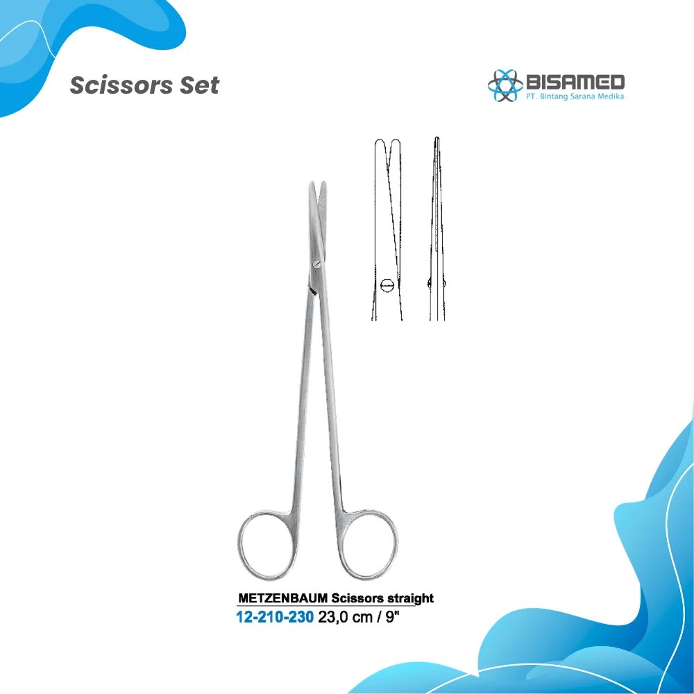 METZENBAUM Scissors straight 23,0 cm